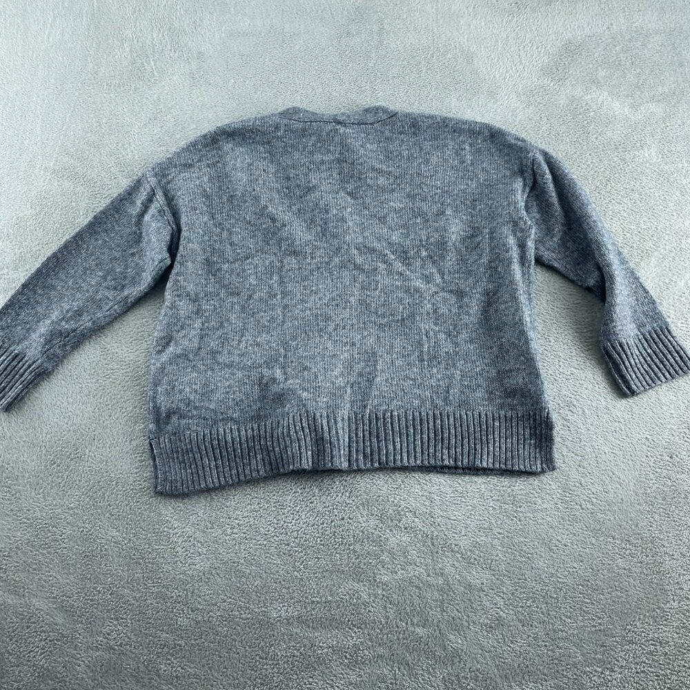 Ella Moss Womens Gray Button-Down Cardigan L Long Sleeve Soft Knit NWT 1529 - Picture 4 of 11